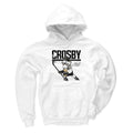 Sidney Crosby Hoodie - Loose Fit Polyester Cotton Sweatshirt | 500 LEVEL Apparel Men's Hoodie - YinzerShop