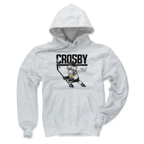 Sidney Crosby Hoodie - Loose Fit Polyester Cotton Sweatshirt | 500 LEVEL Apparel Men's Hoodie - YinzerShop