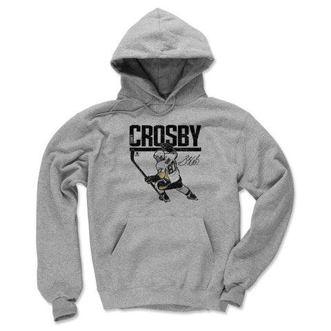 Sidney Crosby Hoodie - Loose Fit Polyester Cotton Sweatshirt | 500 LEVEL Apparel Men's Hoodie - YinzerShop