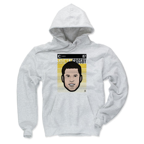 Sidney Crosby Hoodie - Loose Fit Polyester Cotton Sweatshirt With Team Logo Men's Hoodie - YinzerShop