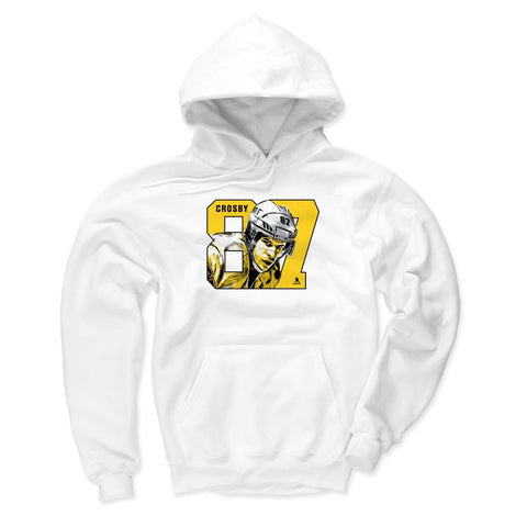 Sidney Crosby Hoodie - Loose Fit Polyester Cotton Sweatshirt With Team Logo Men's Hoodie - YinzerShop
