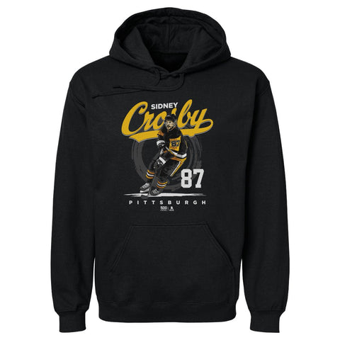 Sidney Crosby Hoodie - Pittsburgh Hockey Hooded Sweatshirt, Midweight Cotton Polyester Men's Hoodie - YinzerShop