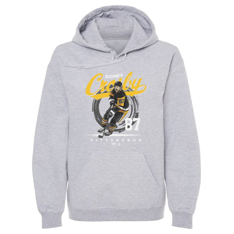 Sidney Crosby Hoodie - Pittsburgh Hockey Hooded Sweatshirt, Midweight Cotton Polyester Men's Hoodie - YinzerShop