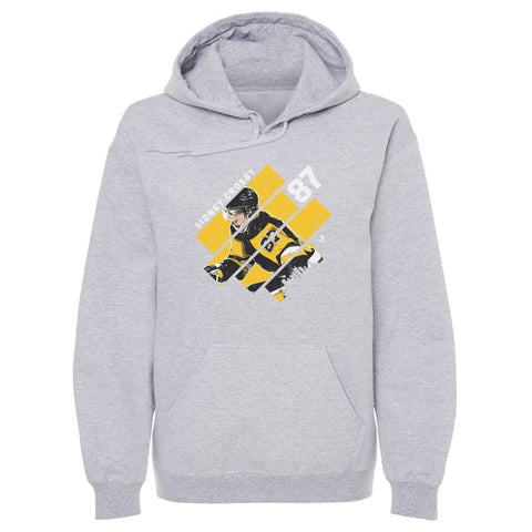 Sidney Crosby Hoodie - Striped Hooded Sweatshirt With Digitally Printed Graphics Men's Hoodie - YinzerShop