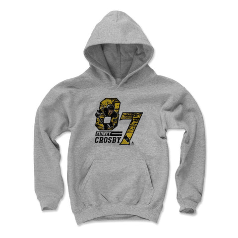 Sidney Crosby Kids Hooded Sweatshirt - Loose Fit Polyester Cotton Blend Hoodie Kids Youth Hoodie - YinzerShop