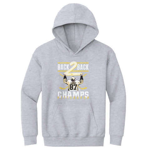 Sidney Crosby Kids Hooded Sweatshirt - Loose Fit Polyester Cotton Blend Pullover Kids Youth Hoodie - YinzerShop