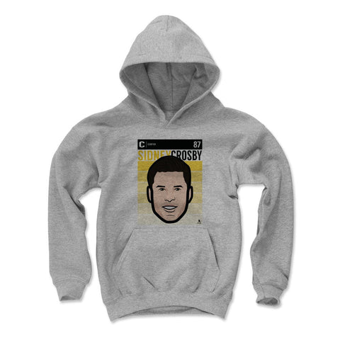Sidney Crosby Kids Hooded Sweatshirt - Loose Fit Polyester Cotton Blend Pullover Kids Youth Hoodie - YinzerShop
