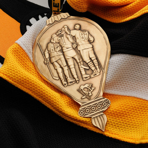 Sidney Crosby Limited Edition Pittsburgh Penguins Ornament - Officially Licensed Bronze Sports Collectible Ornament - YinzerShop
