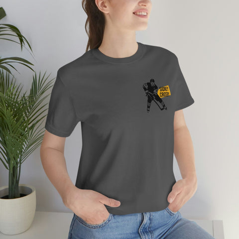 Sidney Crosby Pittsburgh Headliner Series T-Shirt - Back-Printed Graphic Tee T-Shirt Printify   