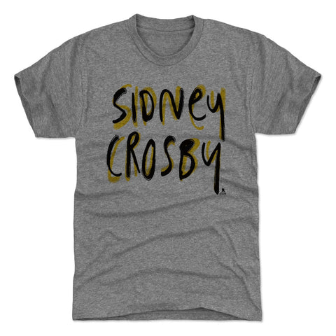 Sidney Crosby Shirt | Premium Tri-Blend Slim Fit T-Shirt - Vintage Graphic Tee Men's Premium T-Shirt - YinzerShop