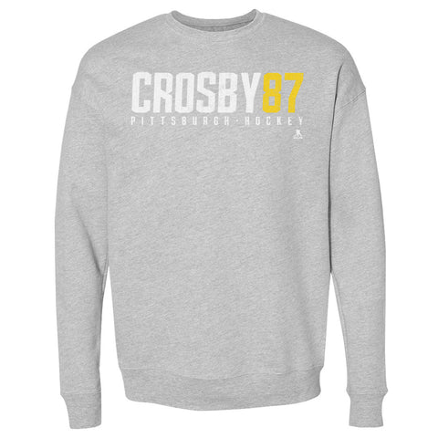 Sidney Crosby Sweatshirt - Crewneck Long Sleeve Cotton Blend Athletic Fit Men's Crewneck Sweatshirt - YinzerShop