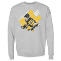 Sidney Crosby Sweatshirt – Crewneck Long Sleeve Cotton Blend With Team Stripes Design Men's Crewneck Sweatshirt - YinzerShop