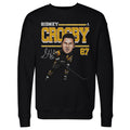 Sidney Crosby Sweatshirt – Pittsburgh Hockey Apparel | Cartoon Graphic Crewneck Men's Crewneck Sweatshirt - YinzerShop