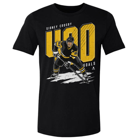 Sidney Crosby T-Shirt – Cotton Crewneck Tee | 400 Goals Shirt, Short Sleeve Men's Cotton T-Shirt - YinzerShop