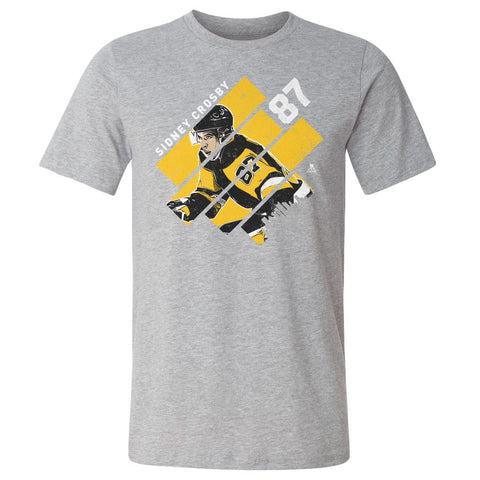 Sidney Crosby T-Shirt – Cotton Crewneck Tee | Graphic Printed Hockey Fan Shirt Men's Cotton T-Shirt - YinzerShop
