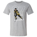 Sidney Crosby T-Shirt – Cotton Crewneck Tee | Short Sleeve Sports Graphic Shirt Men's Cotton T-Shirt - YinzerShop