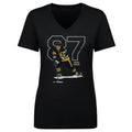 Sidney Crosby T-Shirt – Cotton V-Neck Shirt | Digital Print, Regular Fit Tee Women's V-Neck T-Shirt - YinzerShop
