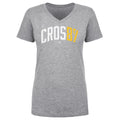 Sidney Crosby T-Shirt - Cotton V-Neck Tee | Regular Fit Short Sleeve Shirt Women's V-Neck T-Shirt - YinzerShop