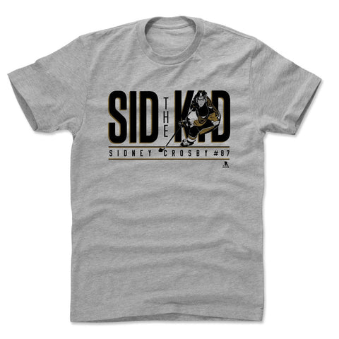 Sidney Crosby T-Shirt – Durable Cotton Crewneck Shirt | Soft Casual Tee by 500 LEVEL Men's Cotton T-Shirt - YinzerShop
