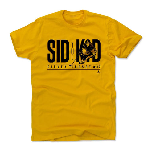 Sidney Crosby T-Shirt – Durable Cotton Crewneck Shirt | Soft Casual Tee by 500 LEVEL Men's Cotton T-Shirt - YinzerShop