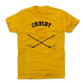 Sidney Crosby T-Shirt – Durable Cotton Crewneck Tee | Regular Fit Heather Gray Men's Cotton T-Shirt - YinzerShop