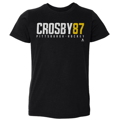 Sidney Crosby T-Shirt - Kids Crewneck Cotton Short Sleeve Regular Fit Tee Kids Toddler T-Shirt - YinzerShop