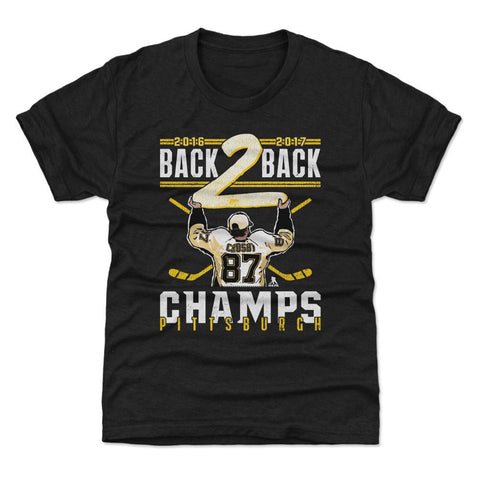 Sidney Crosby T-Shirt - Kids Crewneck Short Sleeve Cotton Polyester Blend Tee Kids T-Shirt - YinzerShop