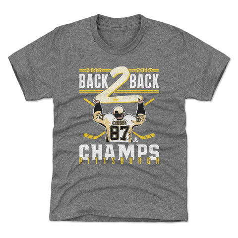 Sidney Crosby T-Shirt - Kids Crewneck Short Sleeve Cotton Polyester Blend Tee Kids T-Shirt - YinzerShop