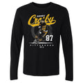 Sidney Crosby T-Shirt – Lightweight Pittsburgh Hockey Shirt | Cotton Crewneck Tee Men's Long Sleeve T-Shirt - YinzerShop