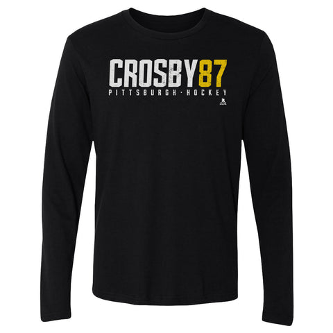 Sidney Crosby T-Shirt - Long Sleeve Cotton Crewneck Shirt for Hockey Fans Men's Long Sleeve T-Shirt - YinzerShop