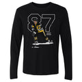 Sidney Crosby T-Shirt - Long Sleeve Cotton Crewneck Tee | 500 LEVEL Apparel Men's Long Sleeve T-Shirt - YinzerShop