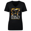 Sidney Crosby T-Shirt - Pittsburgh Hockey Fan Cotton V-Neck Tee | 500 LEVEL Women's V-Neck T-Shirt - YinzerShop