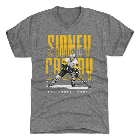 Sidney Crosby T-Shirt – Pittsburgh Hockey Shirt | 500 Goals Crewneck Tee Men's Premium T-Shirt - YinzerShop