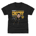 Sidney Crosby T-Shirt – Pittsburgh Hockey Shirt | Kids Cartoon Crewneck Tee Kids T-Shirt - YinzerShop