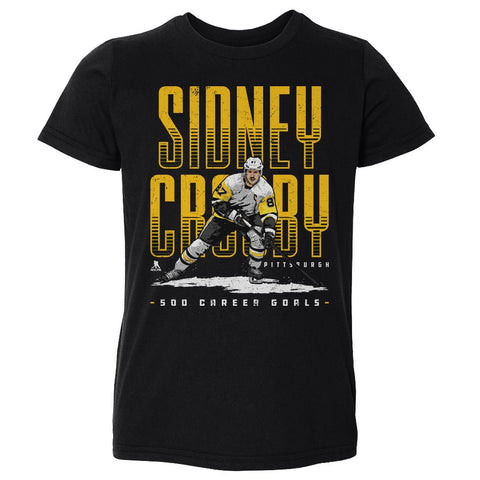 Sidney Crosby T-Shirt – Pittsburgh Hockey Shirt | Kids Crewneck Short Sleeve Tee Kids Toddler T-Shirt - YinzerShop