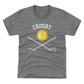 Sidney Crosby T-Shirt - Pittsburgh Hockey Shirt Kids Crewneck Tee | Machine Washable Kids T-Shirt - YinzerShop