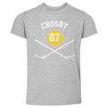 Sidney Crosby T-Shirt - Pittsburgh Hockey Shirt Kids Sports Tee Cotton Crewneck Kids Toddler T-Shirt - YinzerShop