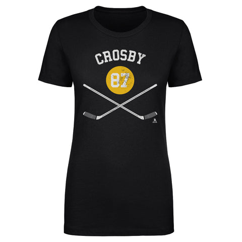 Sidney Crosby T-Shirt – Pittsburgh Hockey Shirt | Men's Slim Fit Cotton Crewneck Tee Women's T-Shirt - YinzerShop