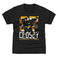 Sidney Crosby T-Shirt – Pittsburgh Hockey Tee Kids Crewneck Short Sleeve Cotton Blend Kids T-Shirt - YinzerShop