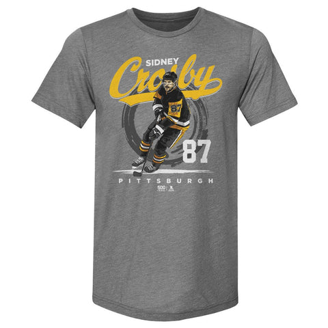 Sidney Crosby T-Shirt - Pittsburgh Hockey Tee | Lightweight Crewneck Slim Fit Men's Premium T-Shirt - YinzerShop