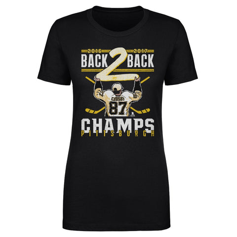 Sidney Crosby T-Shirt - Slim Fit Cotton Crewneck Tee | Short Sleeve Fan Gear Women's T-Shirt - YinzerShop