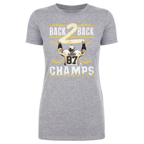 Sidney Crosby T-Shirt - Slim Fit Cotton Crewneck Tee | Short Sleeve Fan Gear Women's T-Shirt - YinzerShop