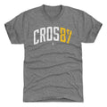 Sidney Crosby T-Shirt - Slim Fit Crewneck Short Sleeve Tee | 500 LEVEL Apparel Men's Premium T-Shirt - YinzerShop