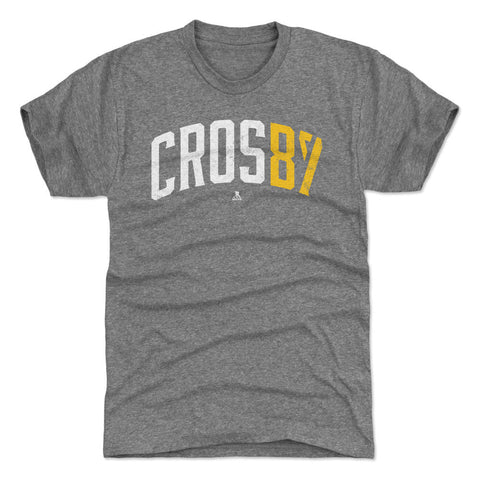 Sidney Crosby T-Shirt - Slim Fit Crewneck Short Sleeve Tee | 500 LEVEL Apparel Men's Premium T-Shirt - YinzerShop