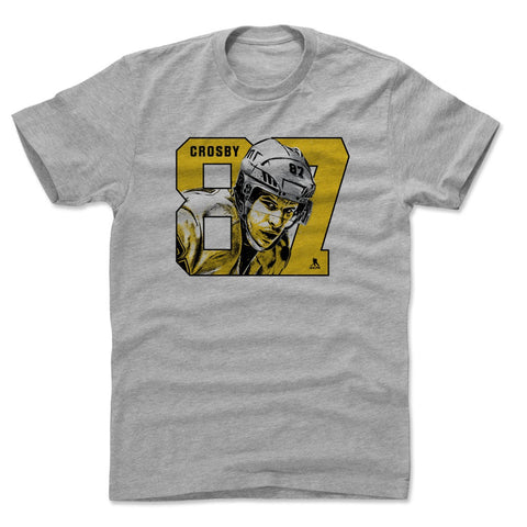 Sidney Crosby T-Shirt - Soft Cotton Crewneck Shirt | Regular Fit Hockey Fan Tee Men's Cotton T-Shirt - YinzerShop