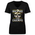 Sidney Crosby T-Shirt – White Cotton V-Neck Hockey Fan Tee, Regular Fit Women's V-Neck T-Shirt - YinzerShop