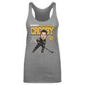 Sidney Crosby Tank Top – Pittsburgh Cartoon Hockey Shirt | Slim Fit Digital Print Women's Tank Top - YinzerShop