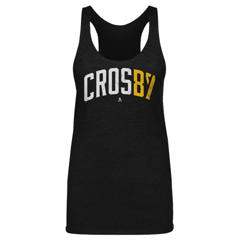 Sidney Crosby Tank Top – Slim Fit Tri Color Athletic Sleeveless Shirt Women's Tank Top - YinzerShop