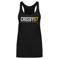 Sidney Crosby Tank Top - Slim Fit Tri Color Athletic Style Sleeveless Shirt Women's Tank Top - YinzerShop