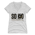 Sidney Crosby Women V-Neck T-Shirt – Slim Fit Digital Print Tee, Breathable Women's V-Neck T-Shirt - YinzerShop